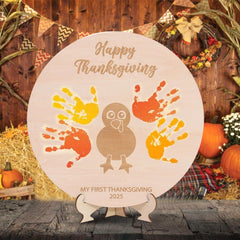 MAMUXI turkey footprint wood art adds festive charm to the display
