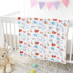 Man Fai Sky blanket with dotted minky back for extra warmth