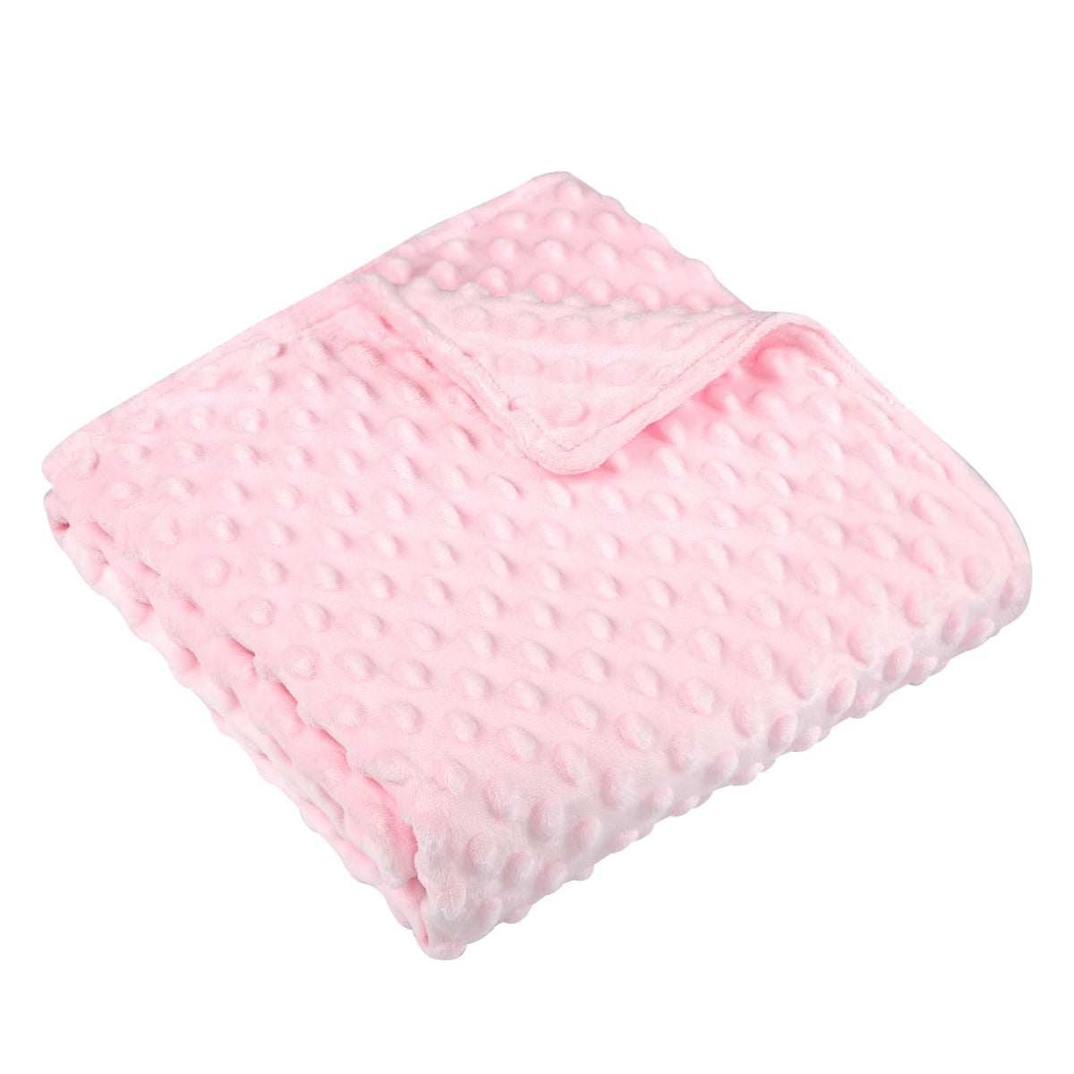 Man Fai Sky baby blanket in pink with soft fleece delivering cozy warmth for Baby.