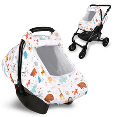 Man Fai Sky baby car seat cover winter 360 degree protection for travel