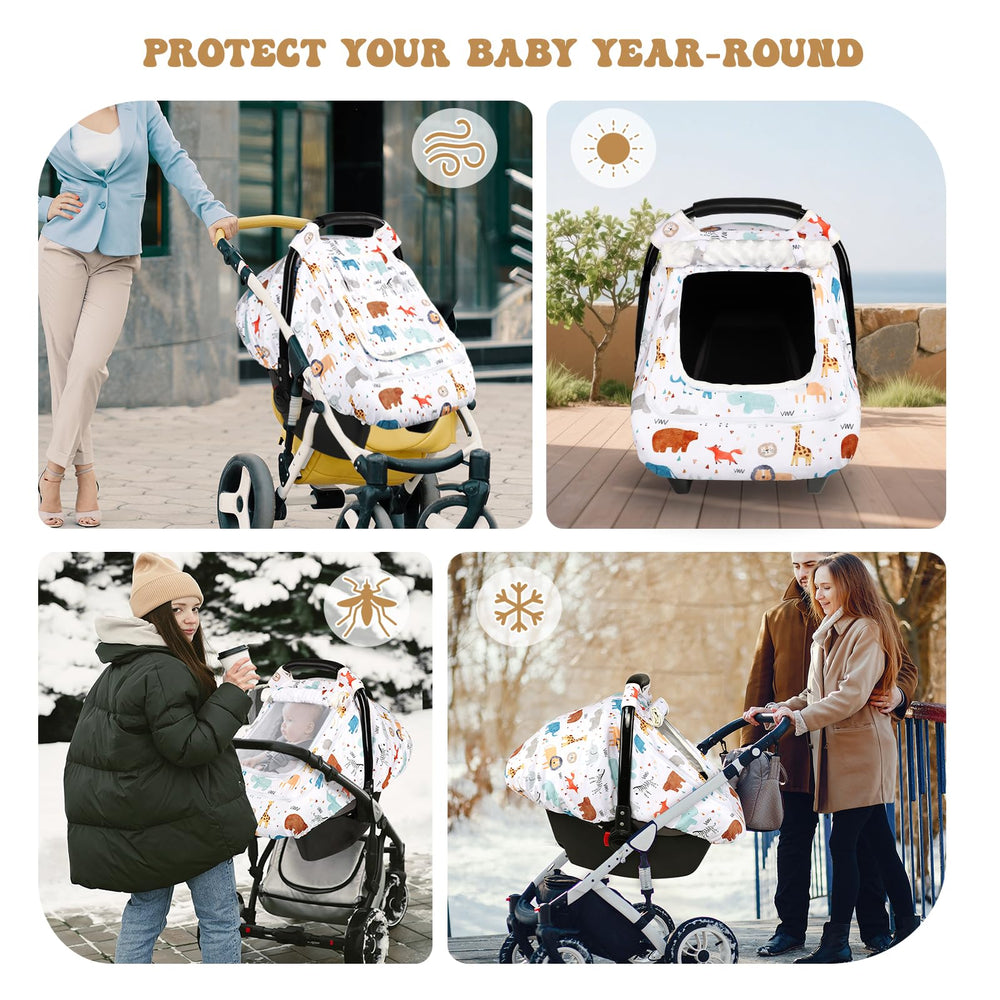 Man Fai Sky easy install car seat cover with elastic bottom and Velcro
