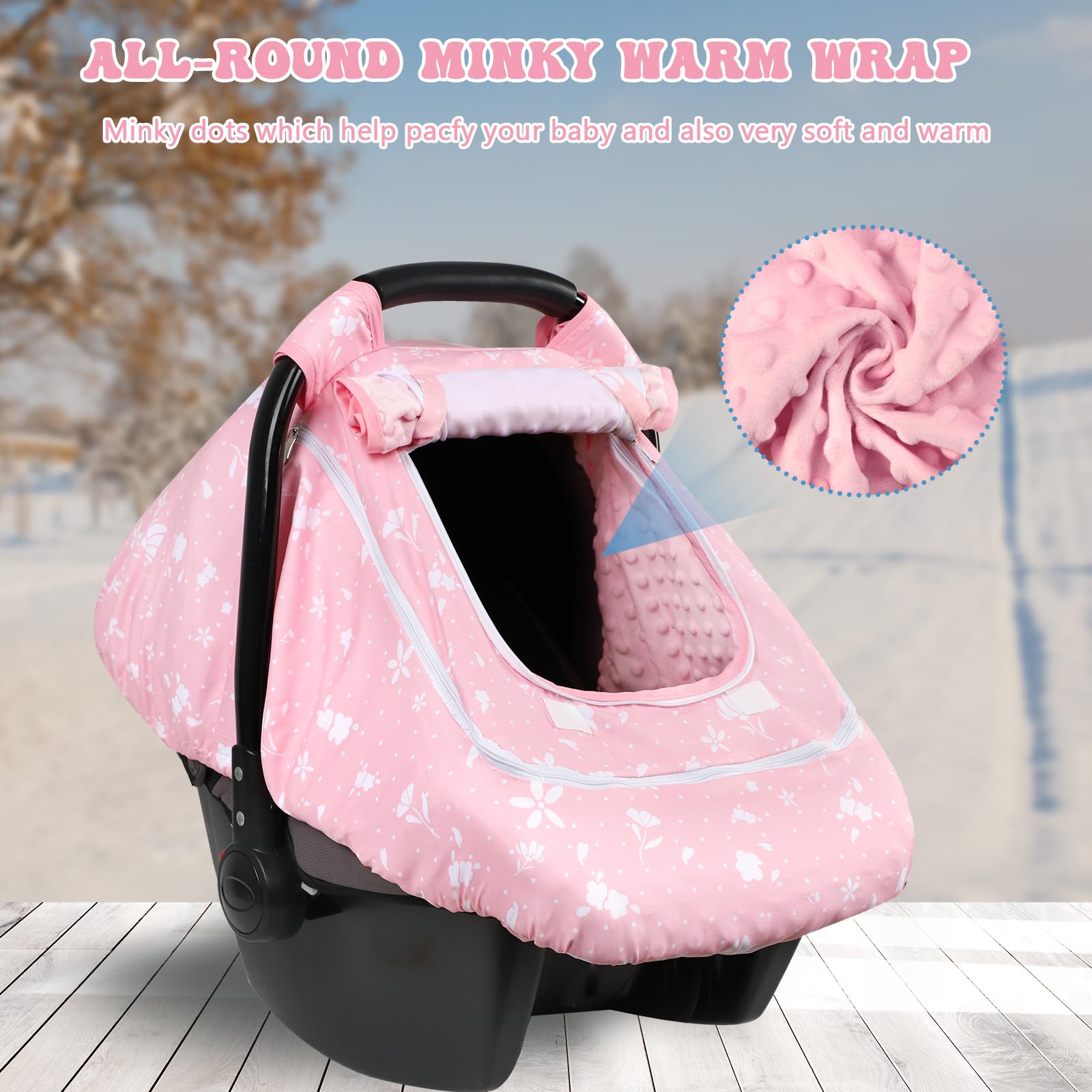 Man Fai Sky baby car seat cover winter mesh private space with air flow