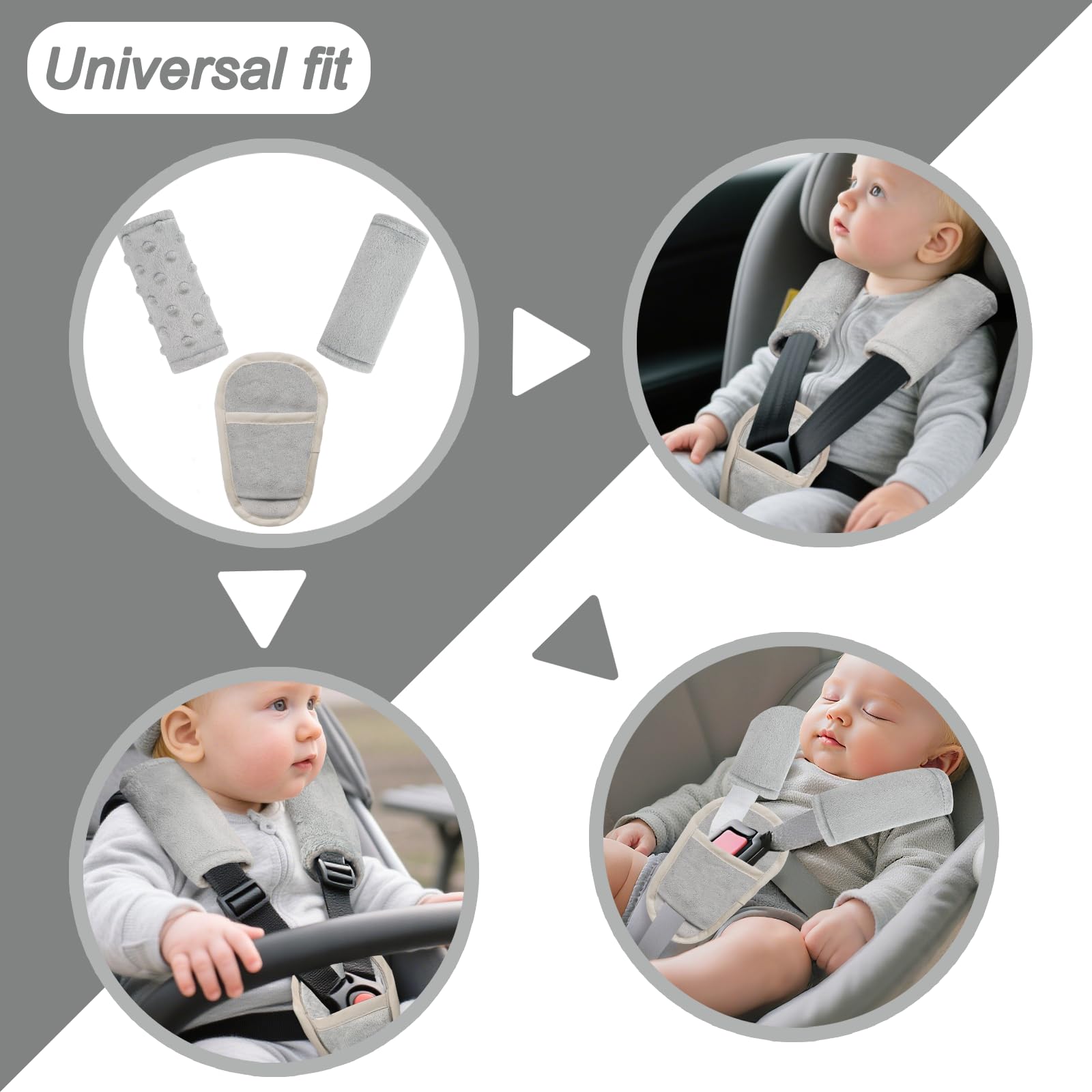 Man Fai Sky infant comfort on the go with strap pads