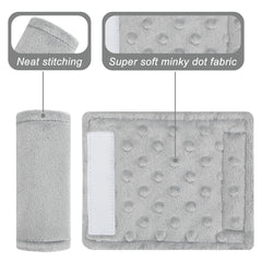 Man Fai Sky stroller strap pad shows easy Velcro attachment