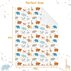 Man Fai Sky blanket features cute animals pattern to delight babies