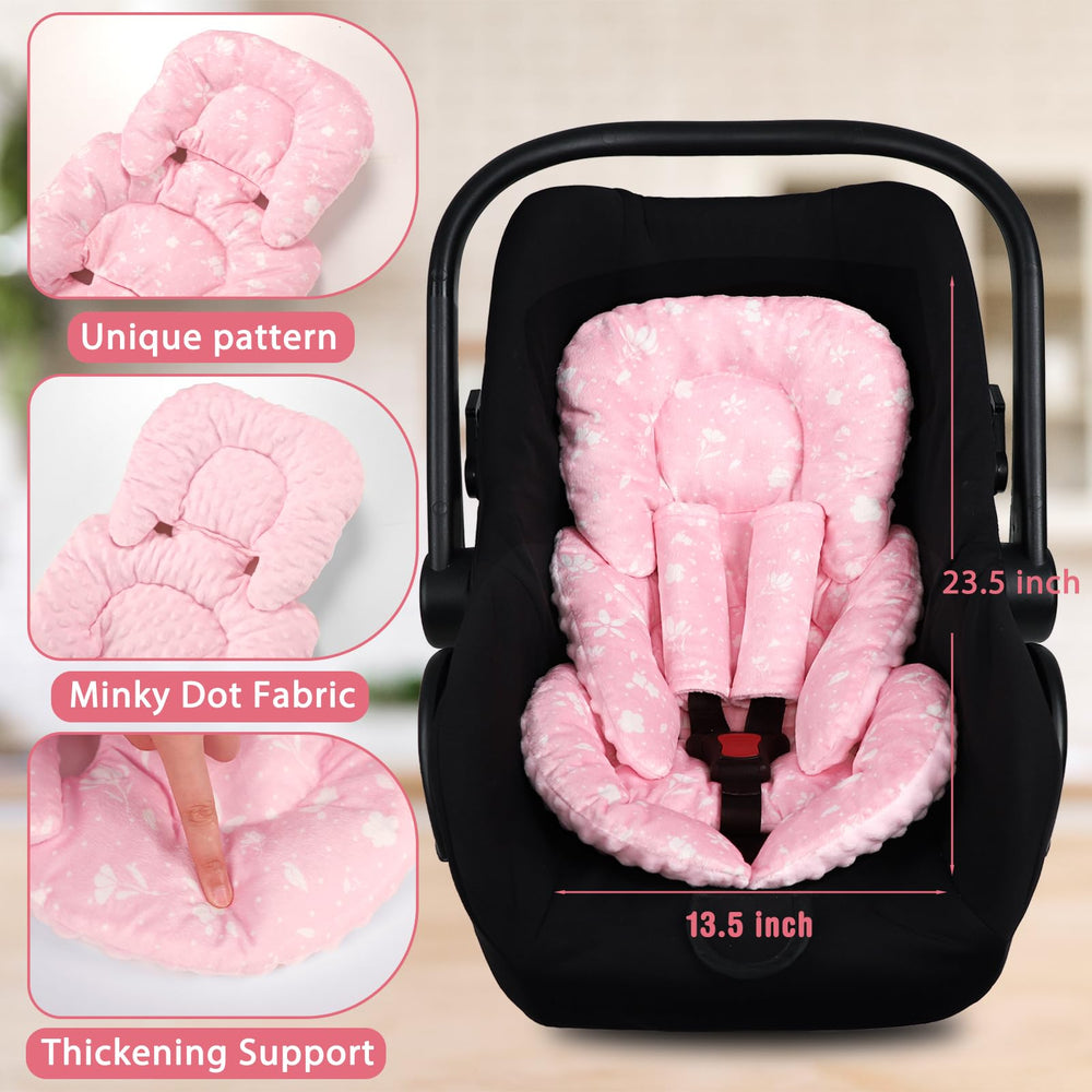 Man Fai Sky compatibility image shows fit with car seats, strollers, and rockers