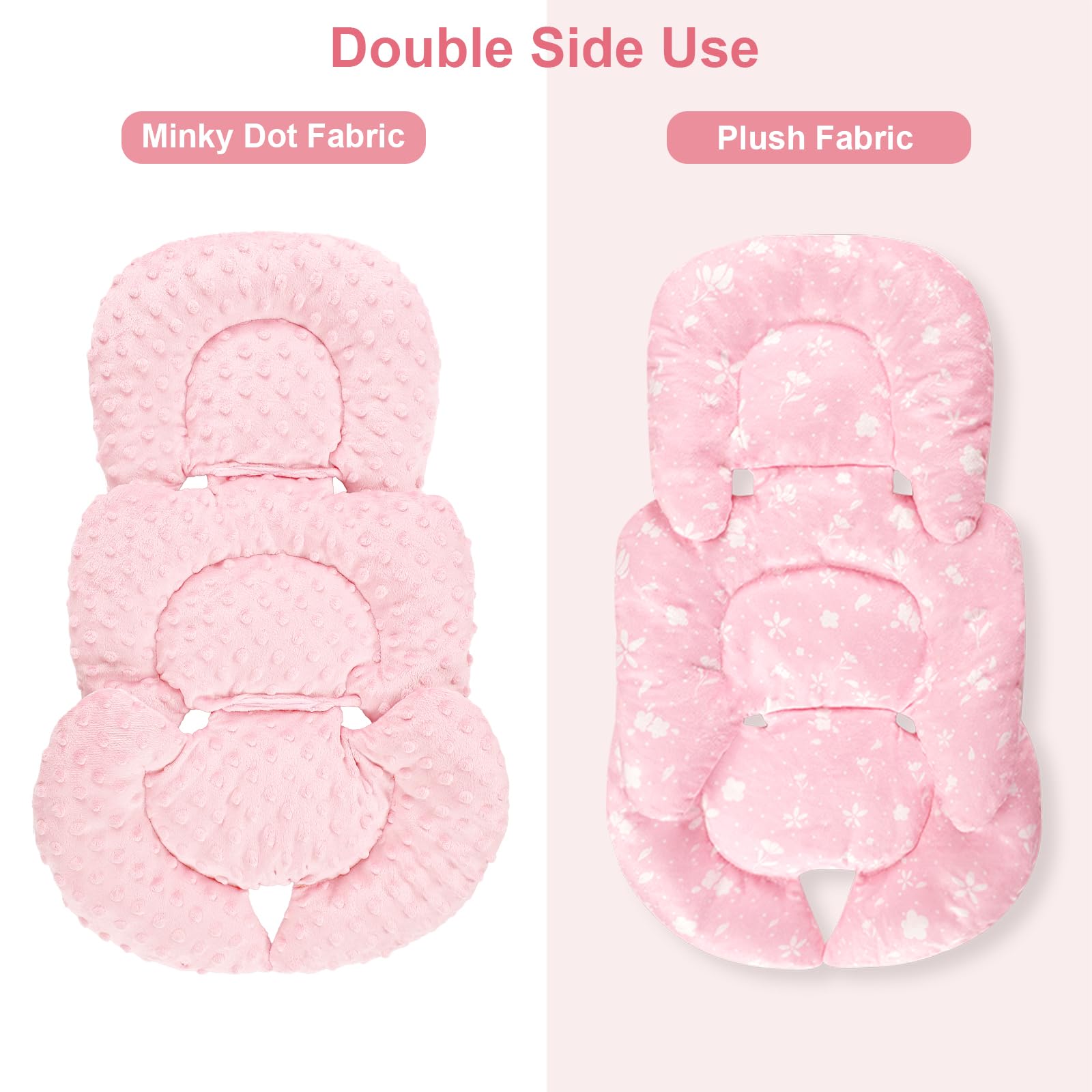 Man Fai Sky dual-sided insert shows soft minky and breathable 3D bubble fabric