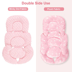 Man Fai Sky dual-sided insert shows soft minky and breathable 3D bubble fabric