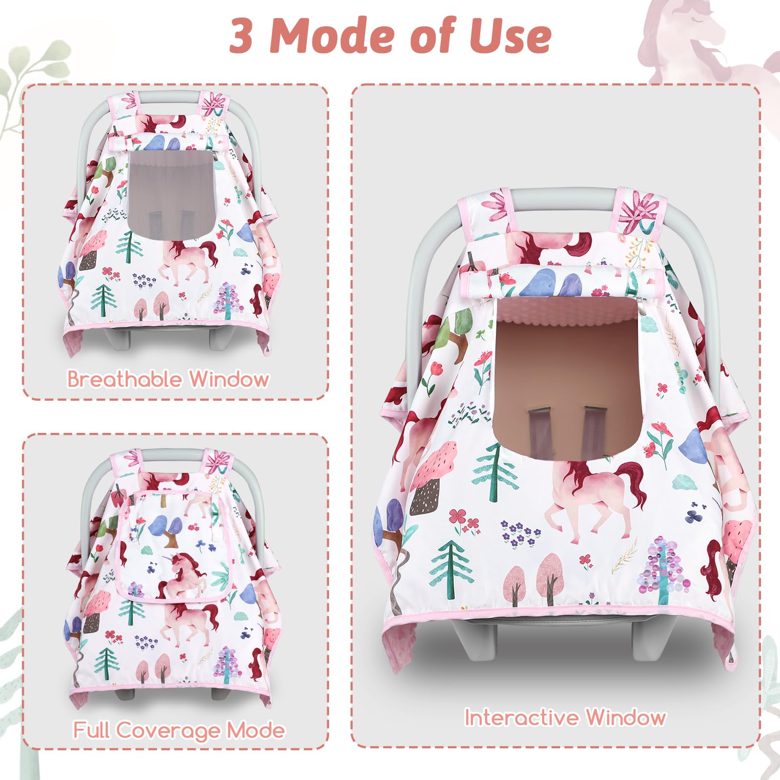 Man Fai Sky infant canopy offers privacy while monitoring newborn