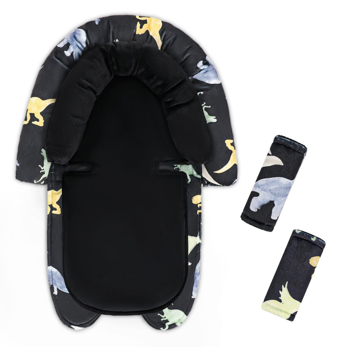 Man Fai Sky infant head support cushion provides secure head stability in car seats.