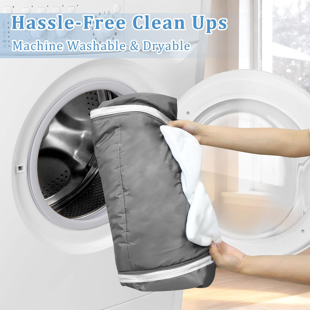 Man Fai Sky machine-washable car seat cover for thorough refresh.