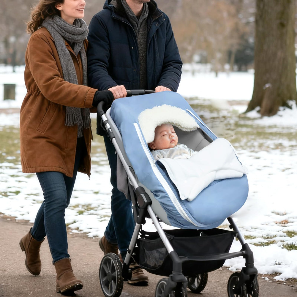 Man Fai Sky newborn warmth for outdoor winter outings.