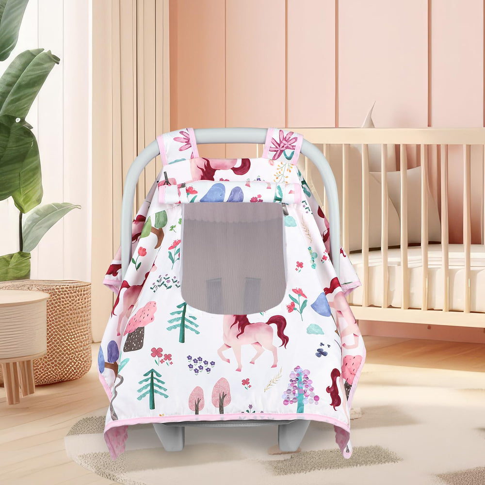 Man Fai Sky pink canopy adds soft style to daily outings