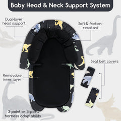 Man Fai Sky ultra-soft plush cushion for newborn comfort on rides.