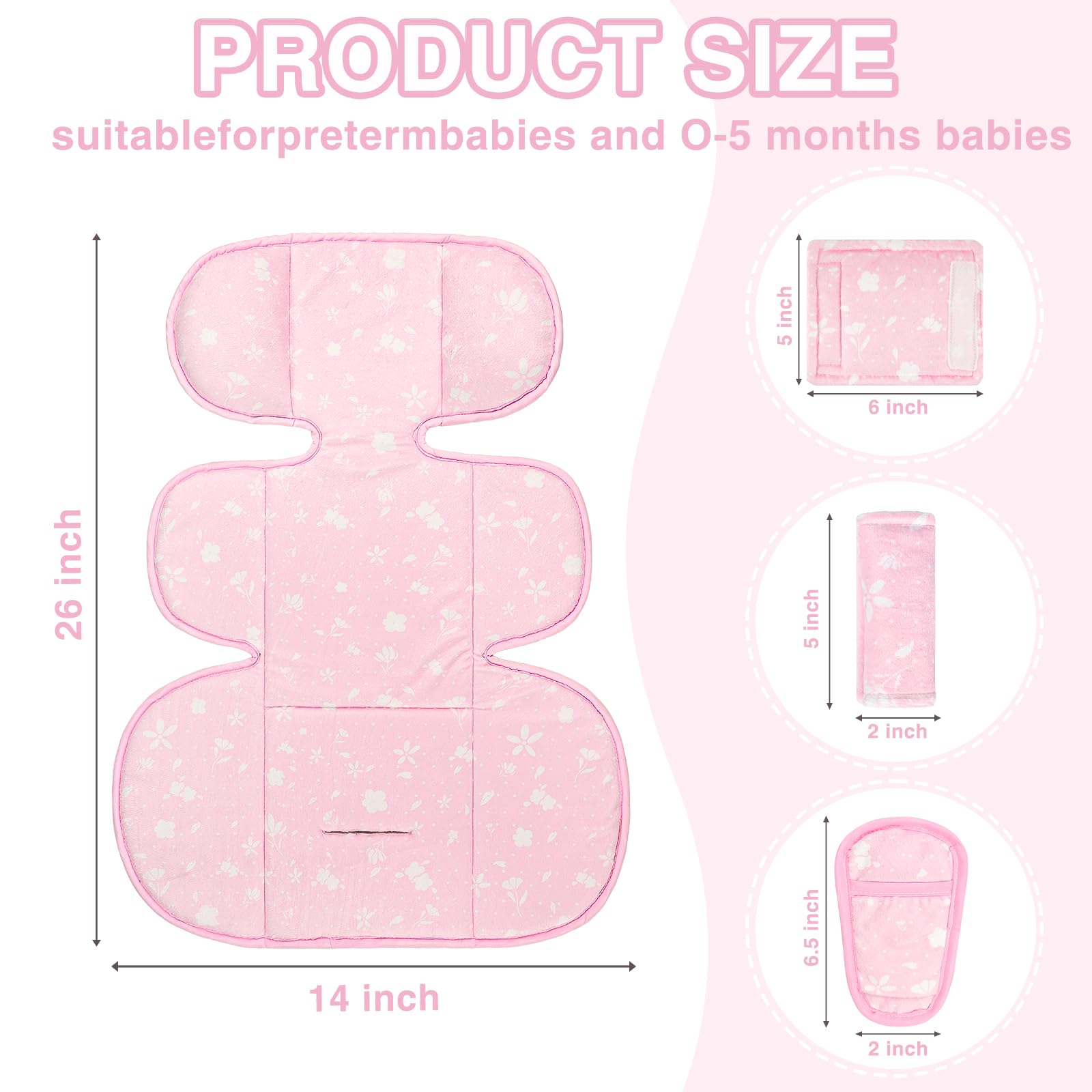Man Fai Sky soft plush fabric keeps baby cozy in every ride.