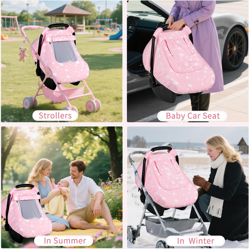 ManFaiSky space prints on car seat cover add a gift-ready touch