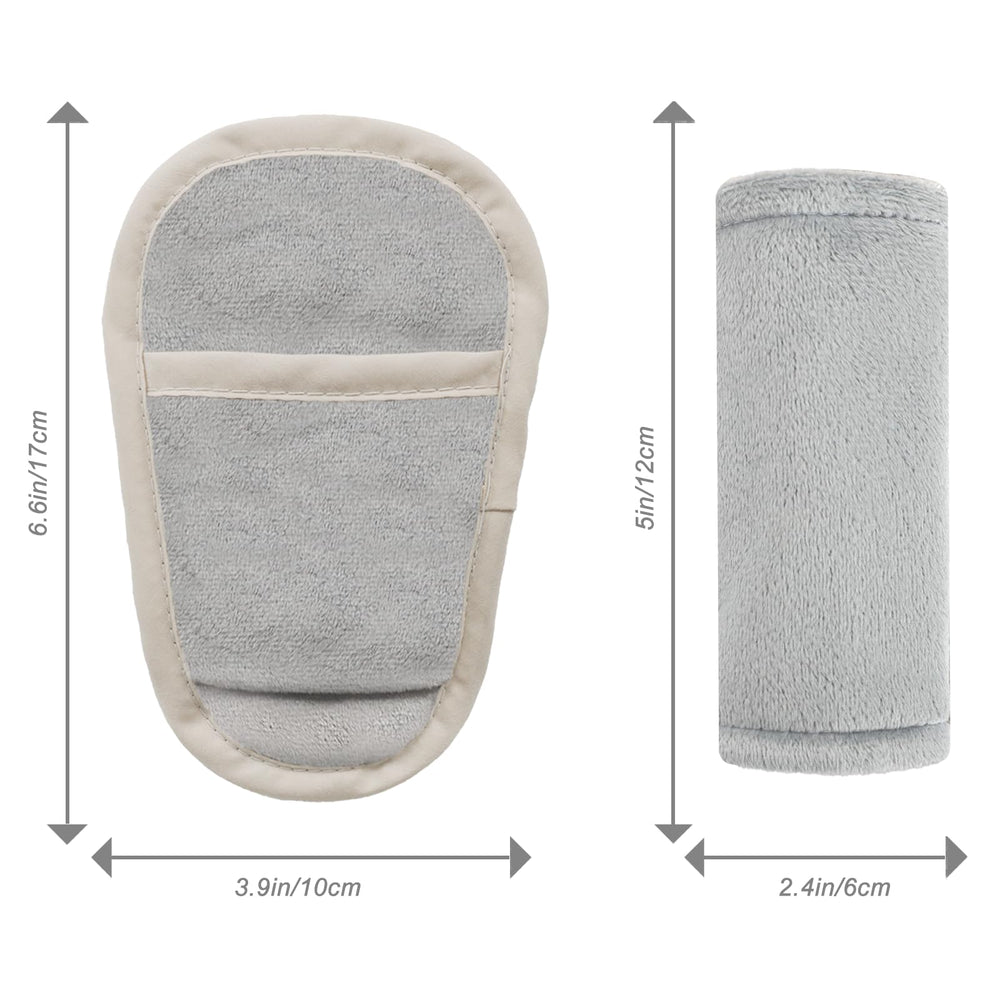 Man Fai Sky strap pads installed on car seat for quick use