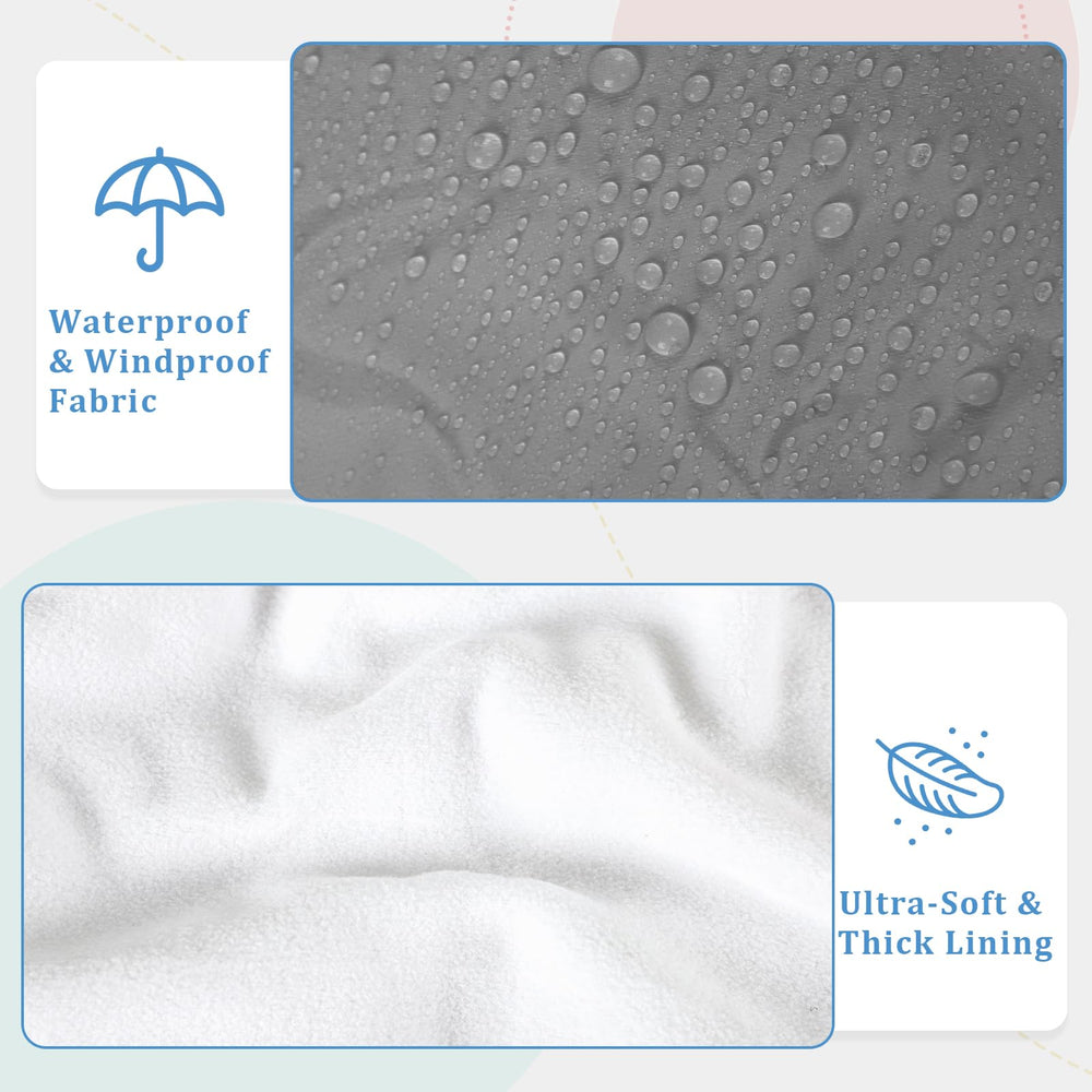 Man Fai Sky waterproof grey car seat cover cleans easily after spills.