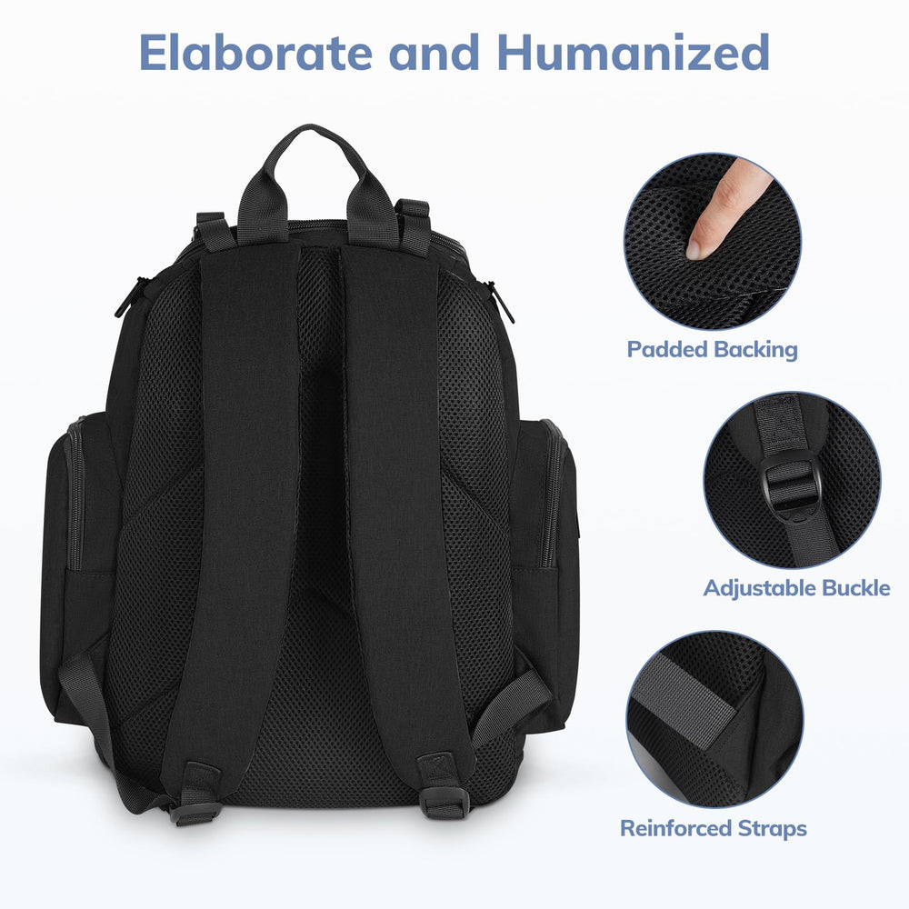 Mancro backpack stroller straps enable hands-free travel
