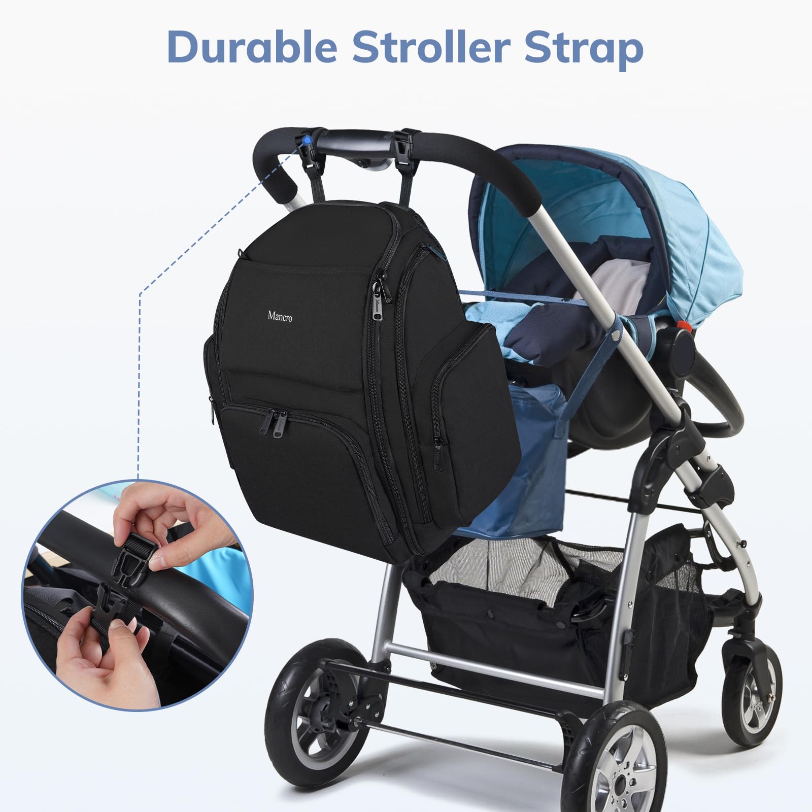Mancro waterproof fabric keeps items dry on the go