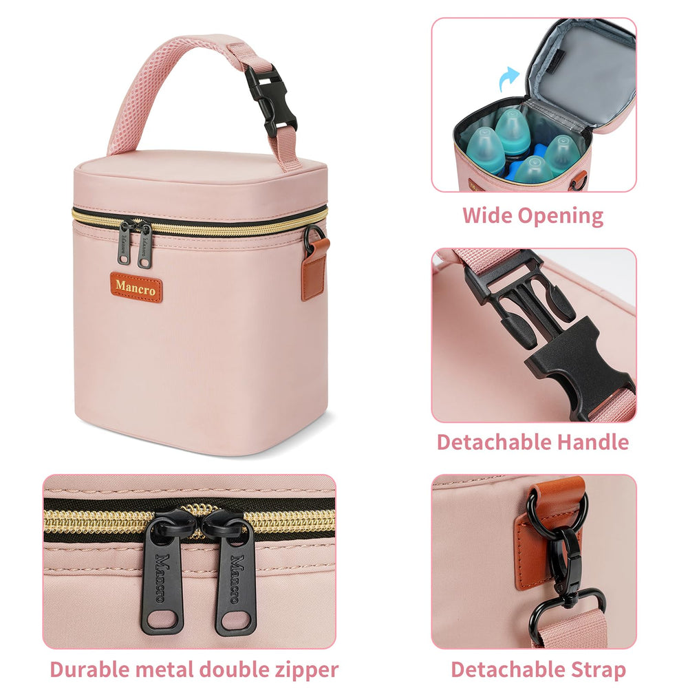 Mancro leak-proof EVA liner detail for easy cleaning.