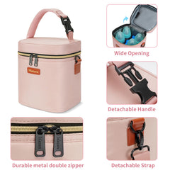 Mancro leak-proof EVA liner detail for easy cleaning.