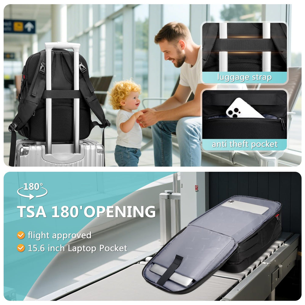 Anti-theft pocket keeps valuables secure in busy places.