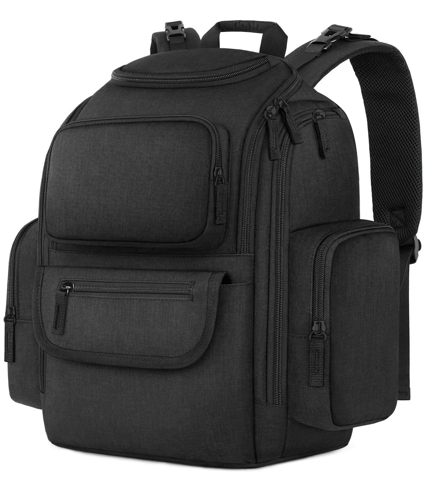 Mancro diaper bag backpack showing large capacity for travel and daily use