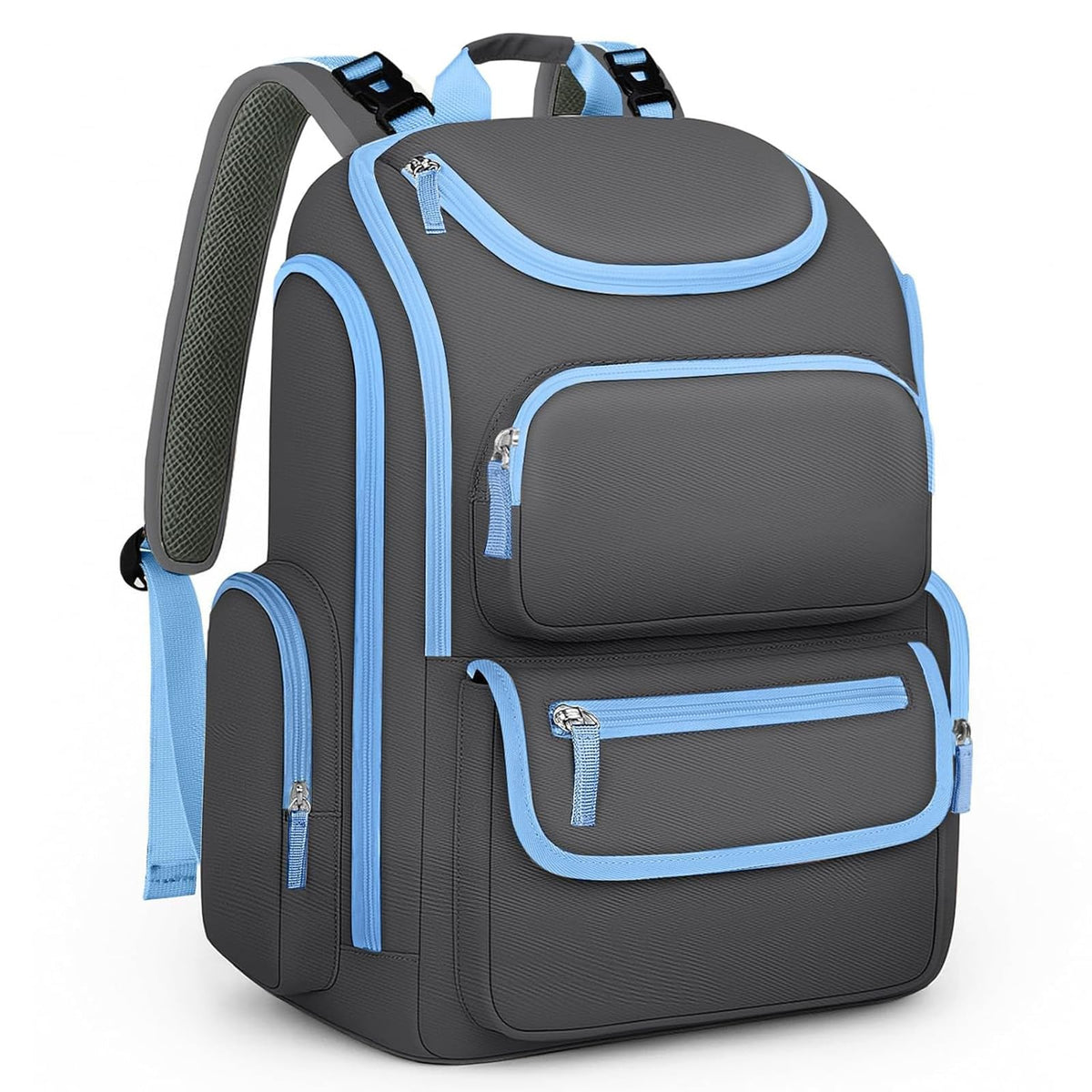 Mancro diaper bag backpack with large capacity main compartment for diapers and bottles