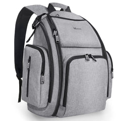 Mancro diaper bag backpack main compartment keeps baby's items organized on the go