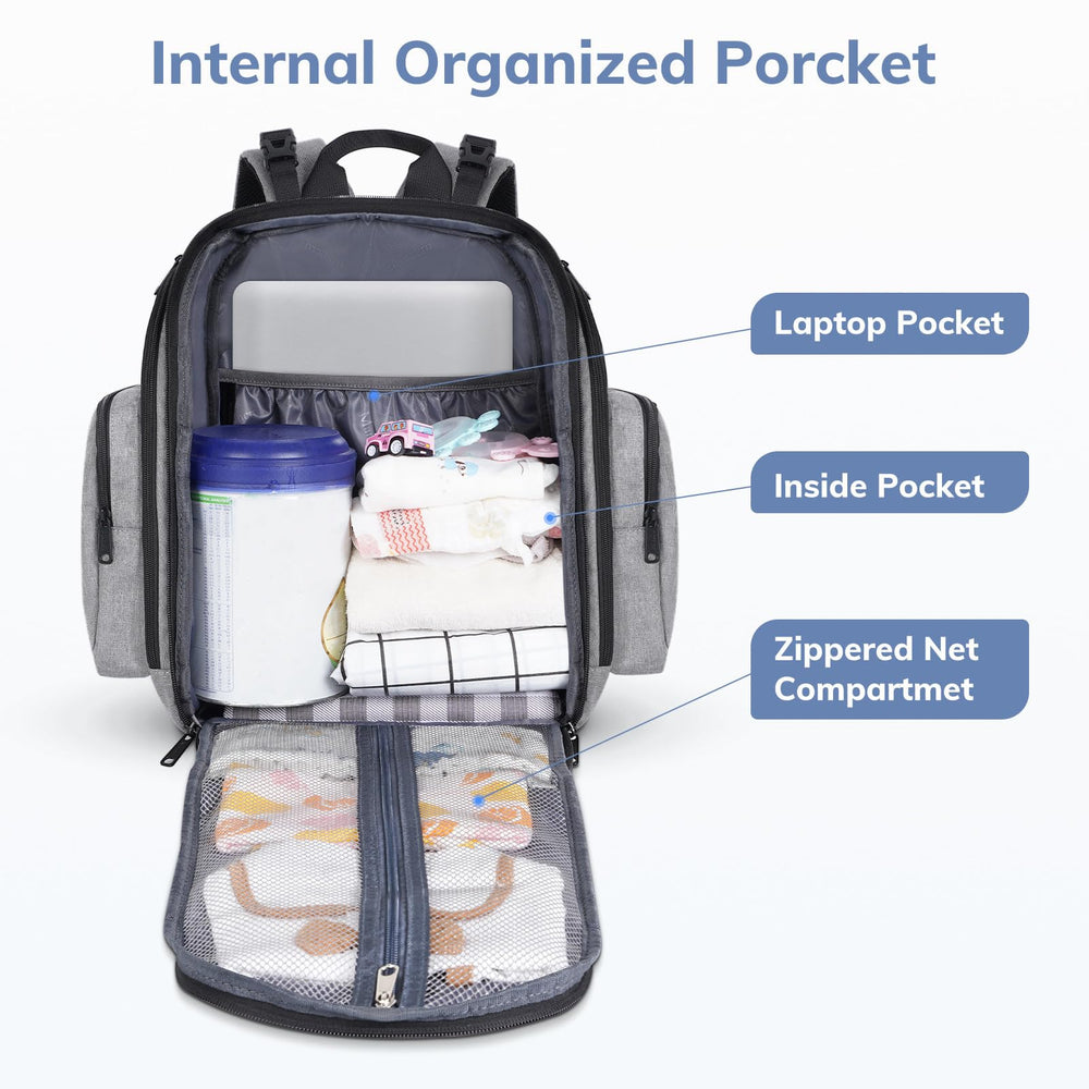 Mancro insulated pockets protect bottles and water, maintaining temperature during trips
