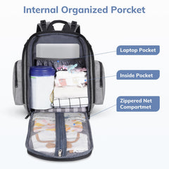 Mancro insulated pockets protect bottles and water, maintaining temperature during trips