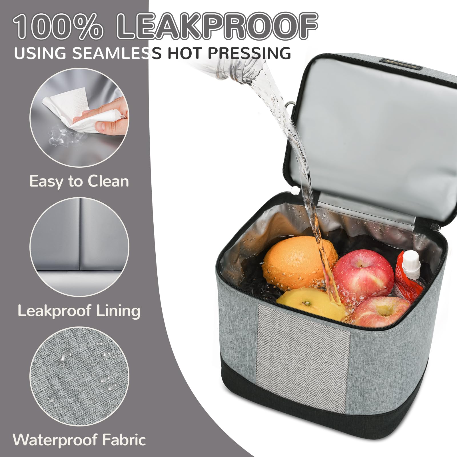 Mancro easy carry with buckle handle for quick everyday use.