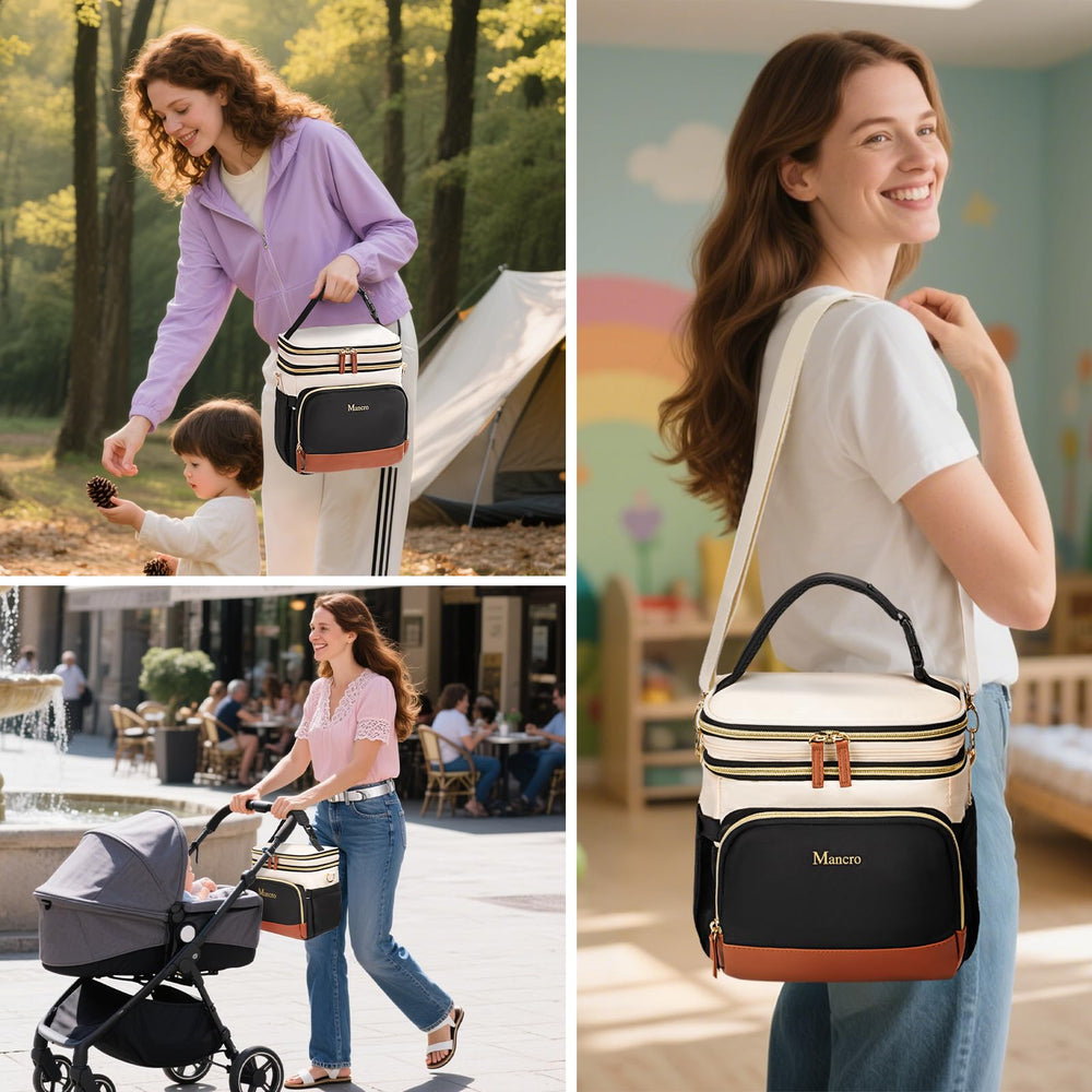 Mancro expandable breast milk cooler bag durable material and construction