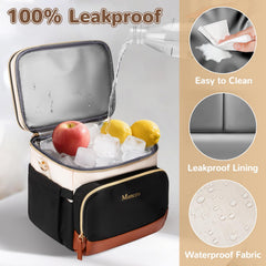 Mancro expandable breast milk cooler bag with ice pack inside