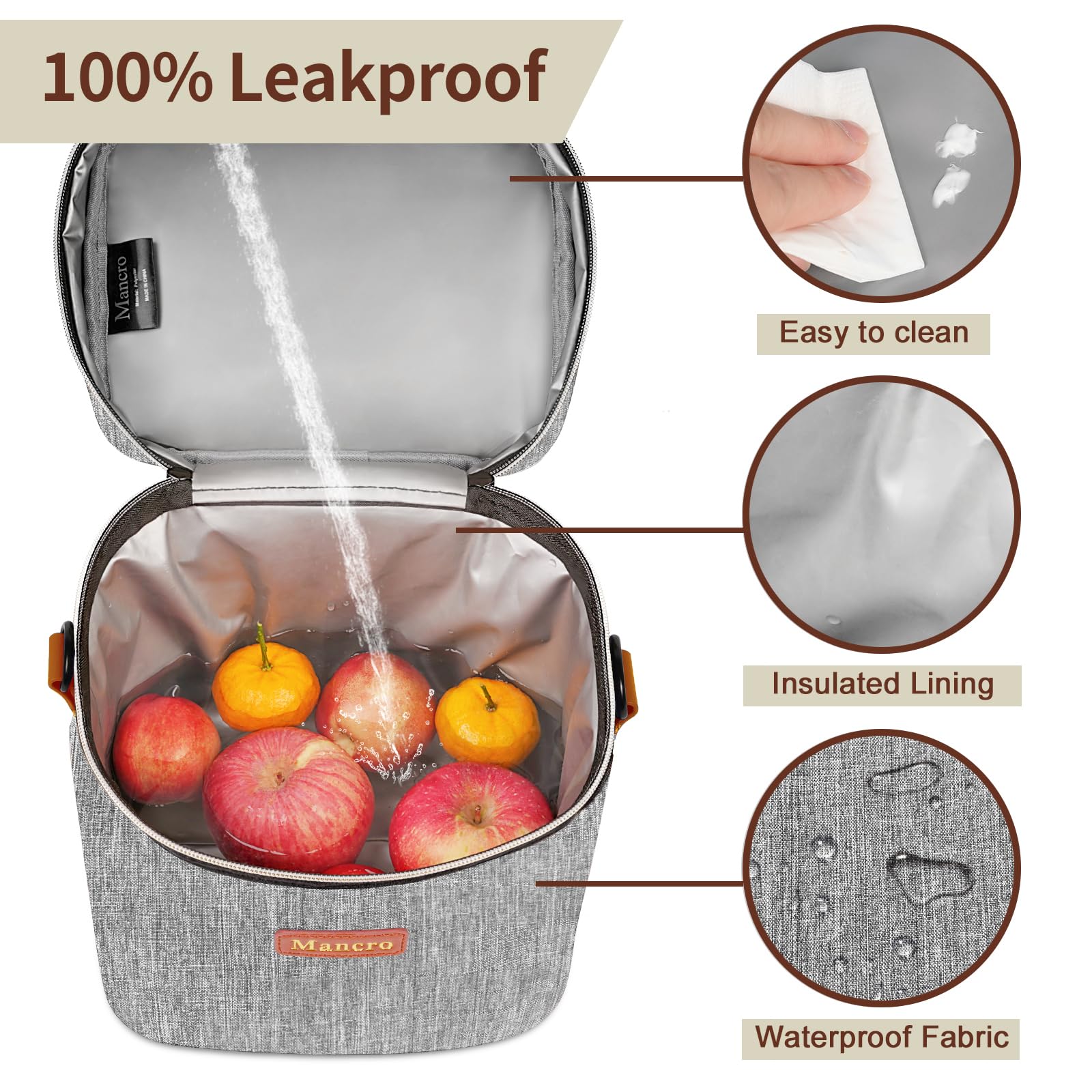 Mancro sleek grey exterior complements busy parents’ gear