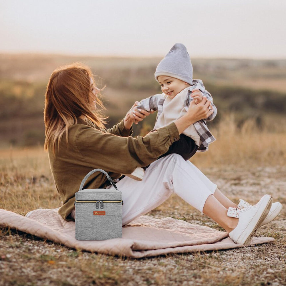 Mancro compact design fits daycare, travel, and everyday outings