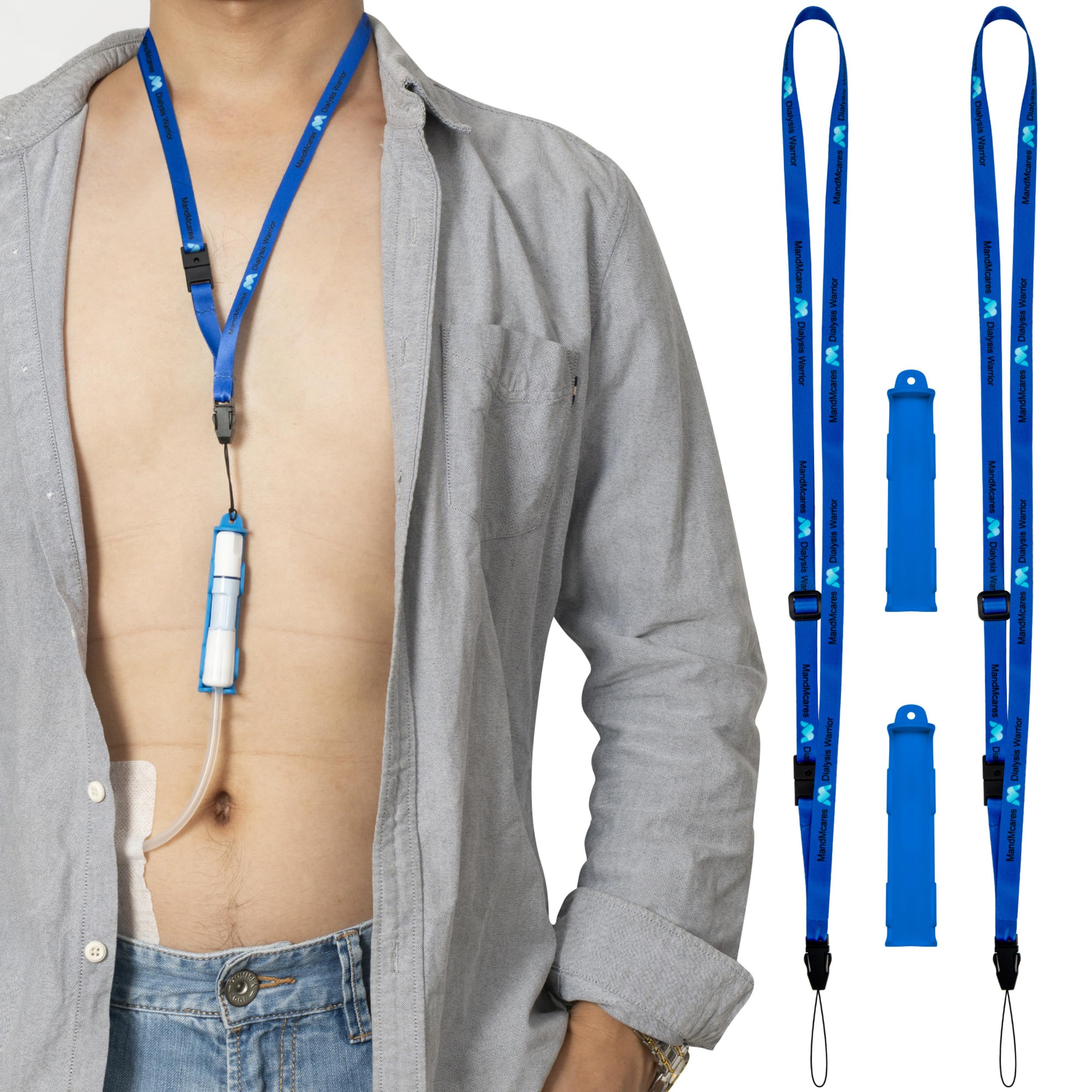 MandMcares Baxter PD transfer set holder clip securely keeps catheter in place and reduces tugging