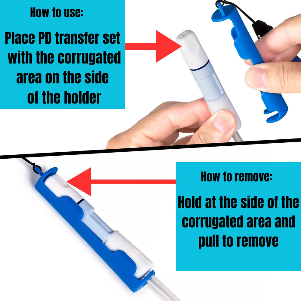 MandMcares shower-safe PD accessory keeps tubing tucked discreetly under clothing