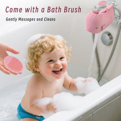 Mandoo adjustable spout cover with cords fits most tubs securely.