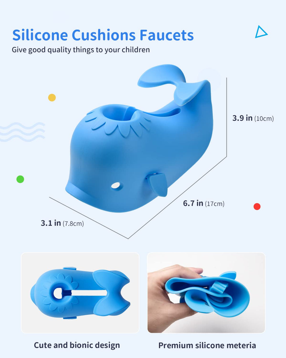 Mandoo bath time safety protection reduces splashes during baths