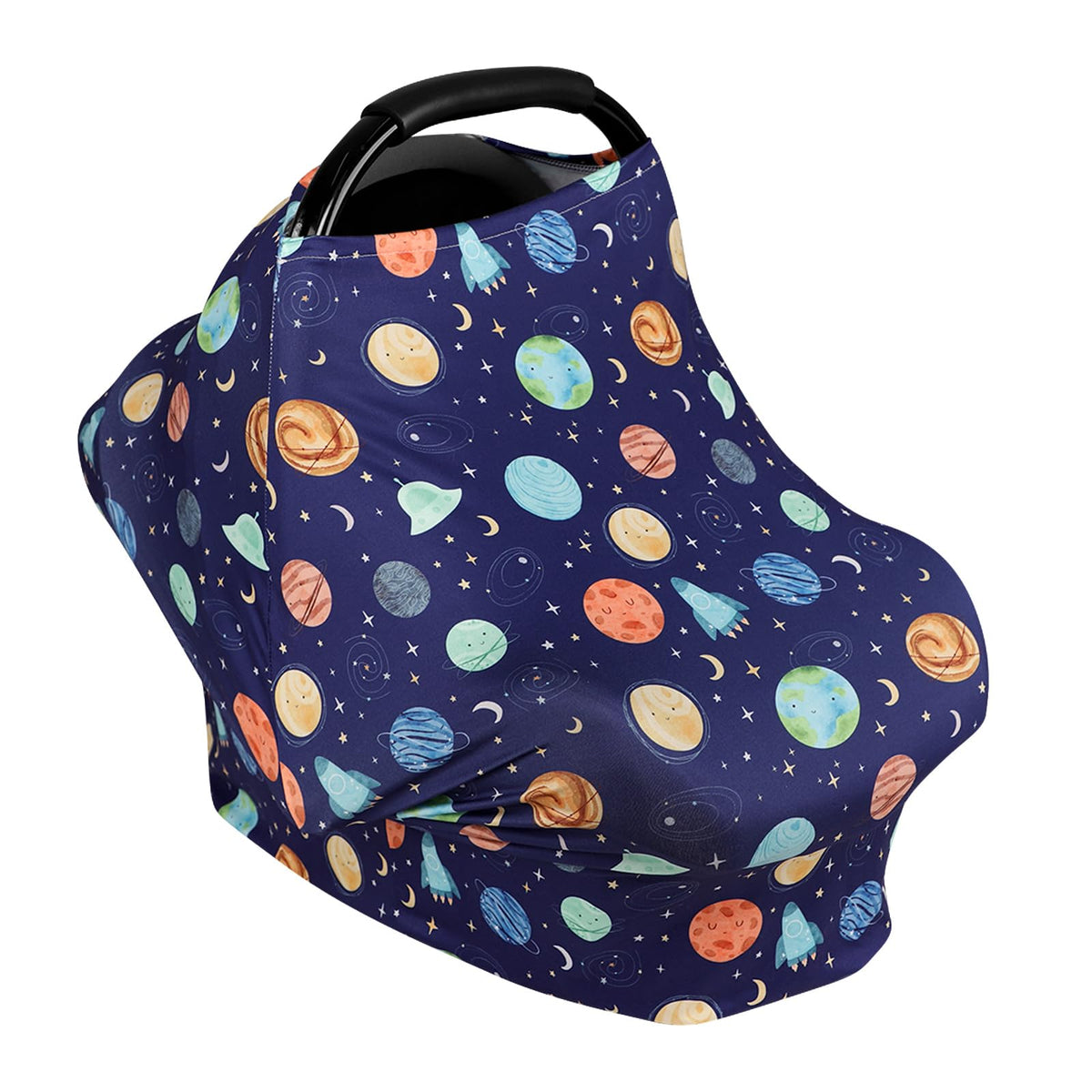Man Fai Sky car seat cover planets with 360° protection for sun and wind.