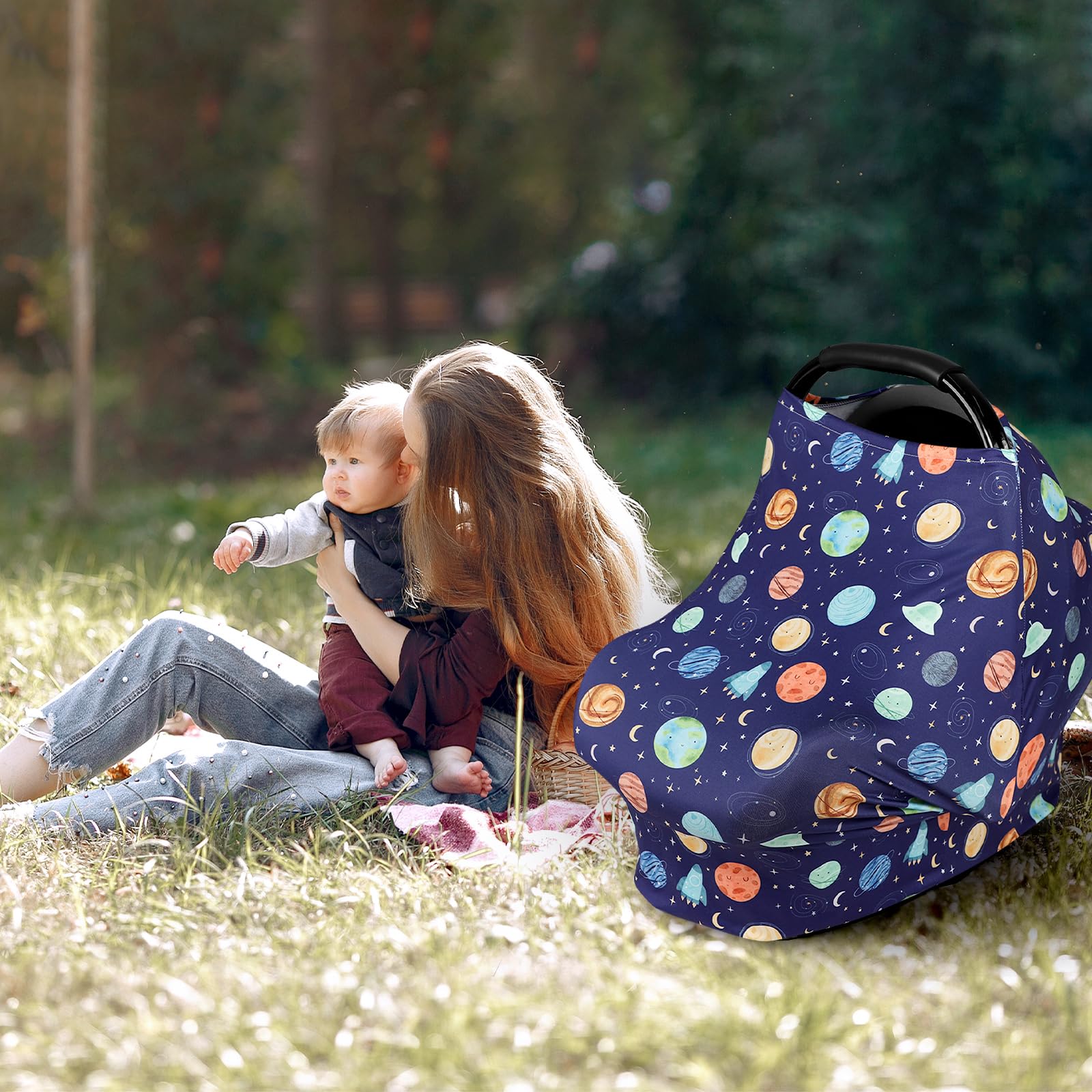 Man Fai Sky planet prints design adds playful style to outings.