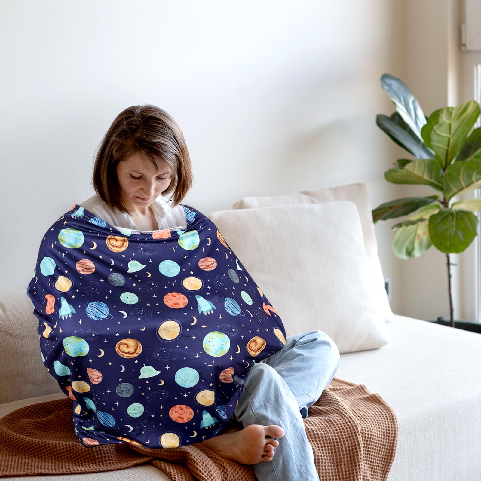 Man Fai Sky soft stretch fabric feels gentle on baby skin.