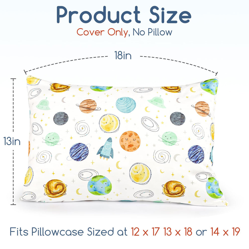 Man Fai Sky soft-stretchy fabric toddler pillowcase, gentle on skin