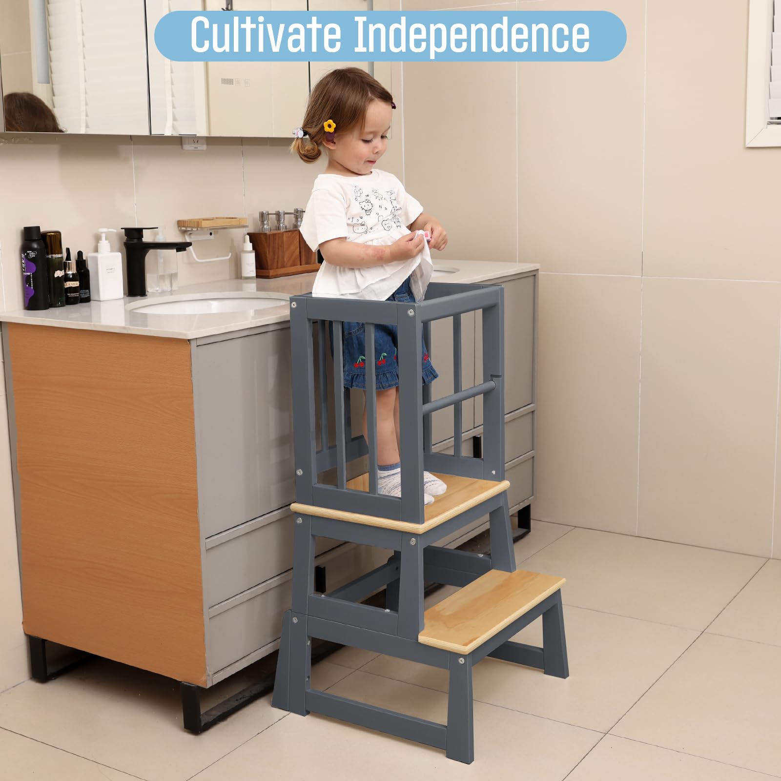 Mangohood durable pine wood construction resists cracking for daily use.