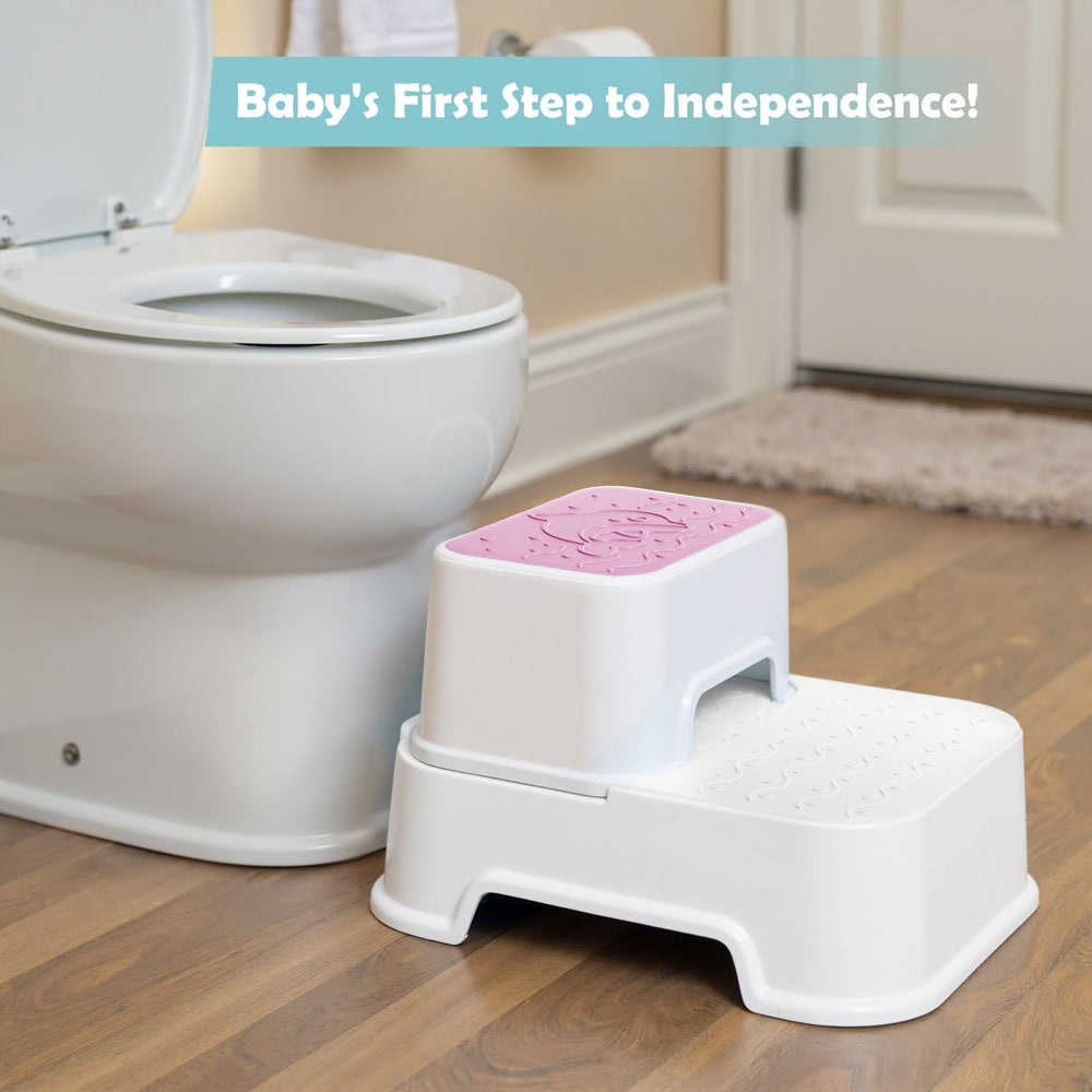 Mangohood faucet extender 6in included with pink kit.