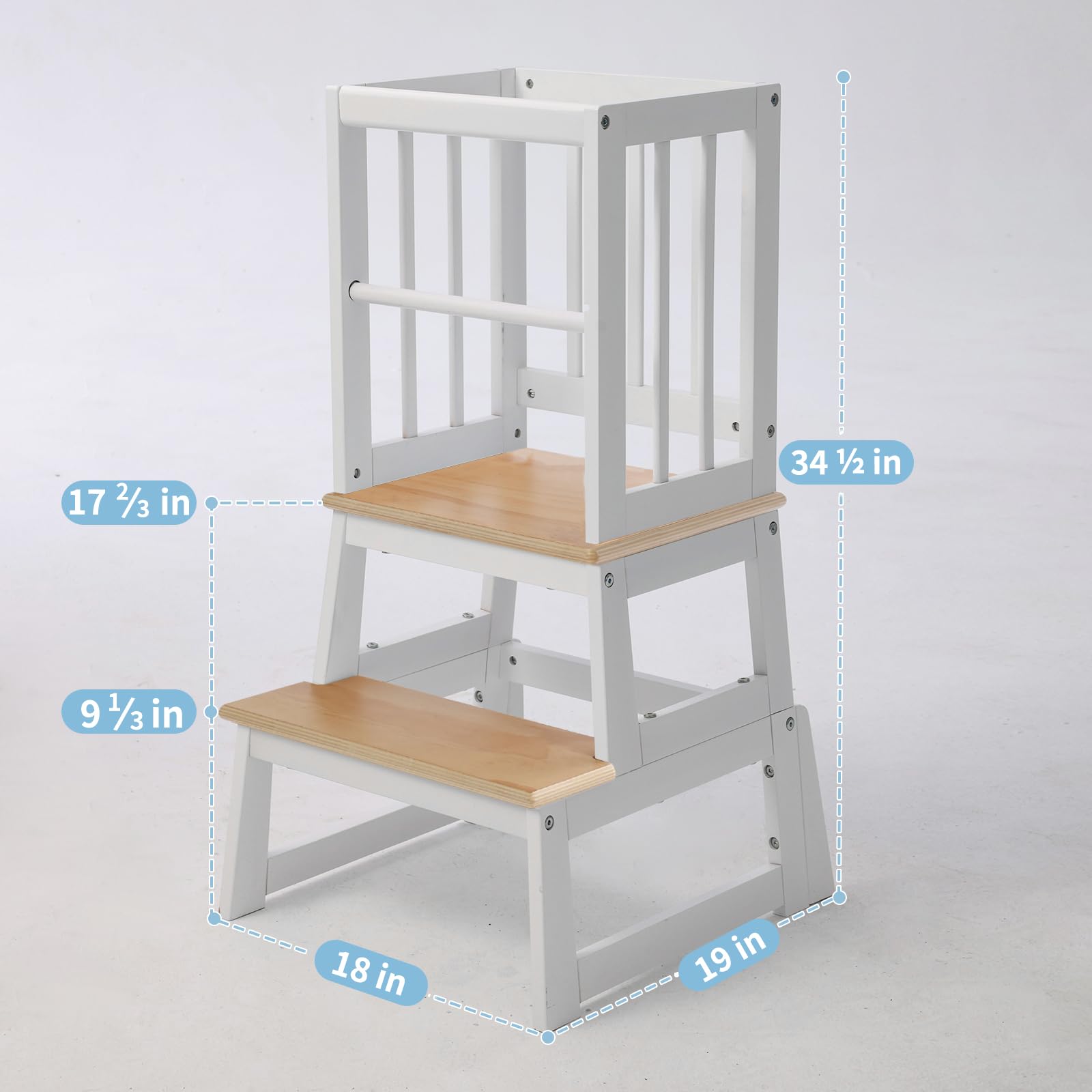 Mangohood eco-friendly finish cleans easily after everyday toddler use.