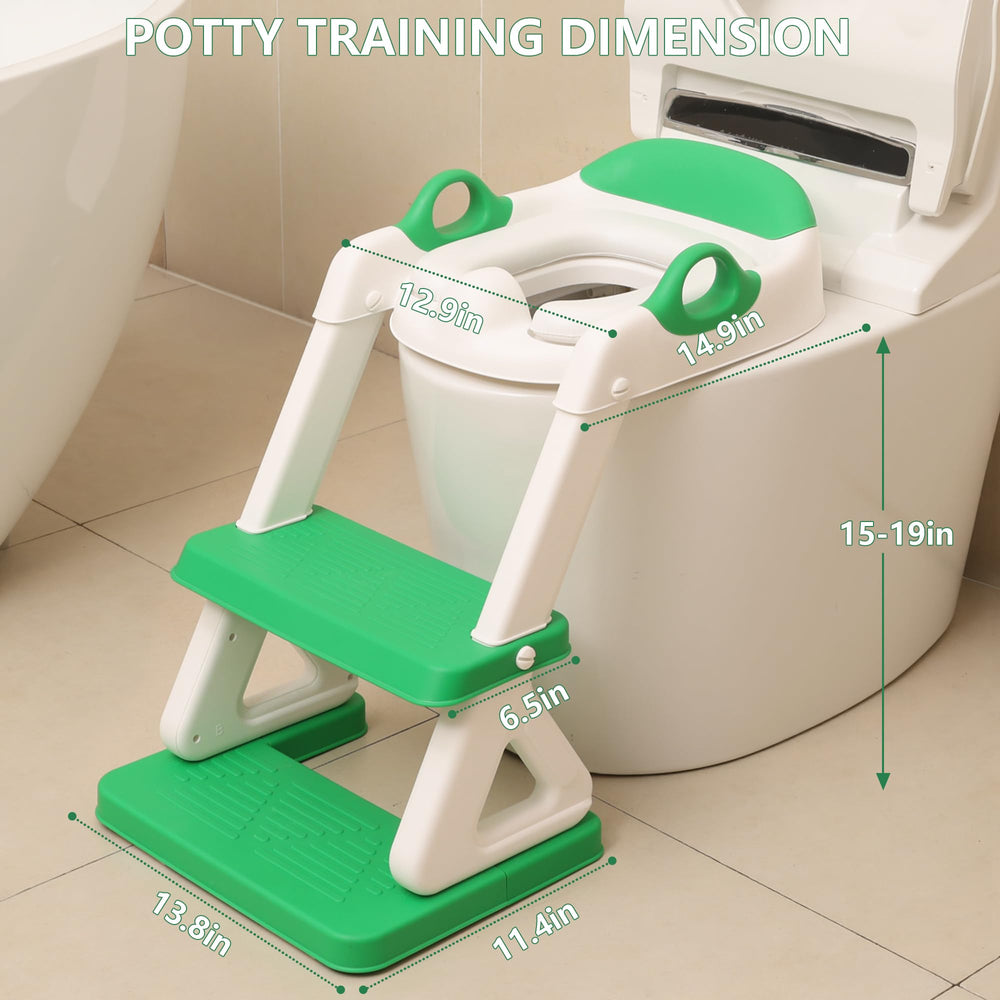 Mangohood potty seat safety triangle design offering stable support during climbs.