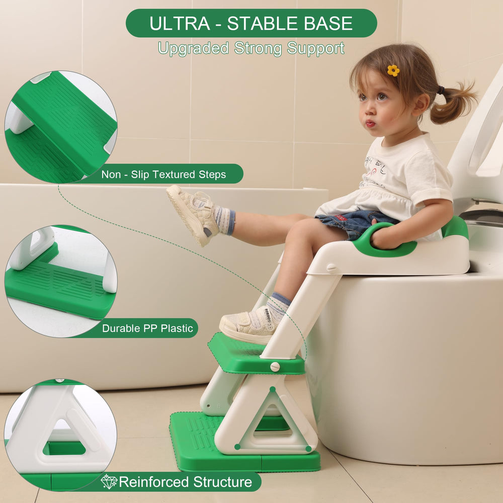 Mangohood potty seat splash guard helps keep bathroom tidy during training.
